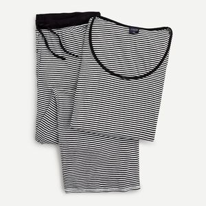 J CREW Ribbed long-sleeved pajama top & pants